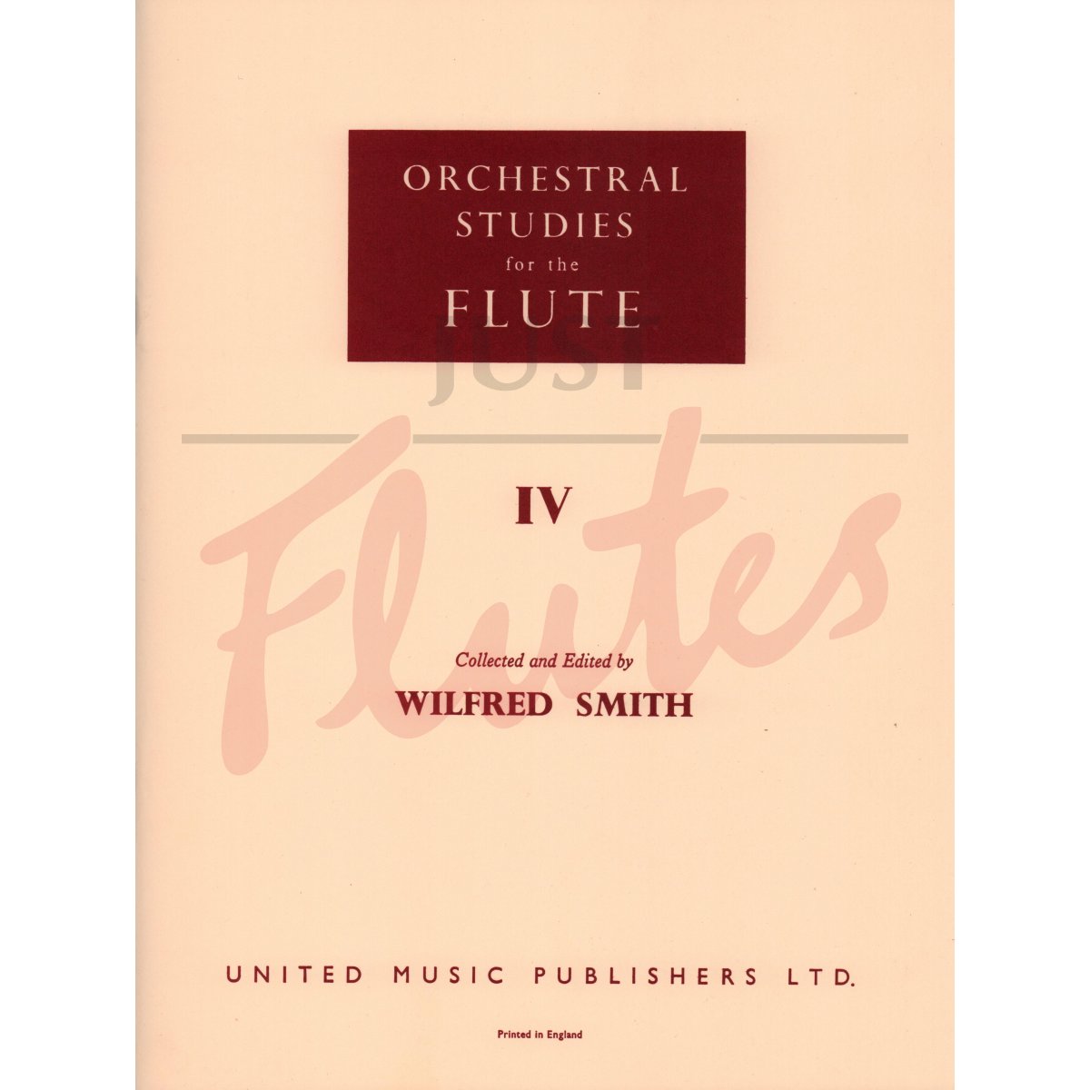 Orchestral Studies for the Flute, Volume 4: Opera and Ballet