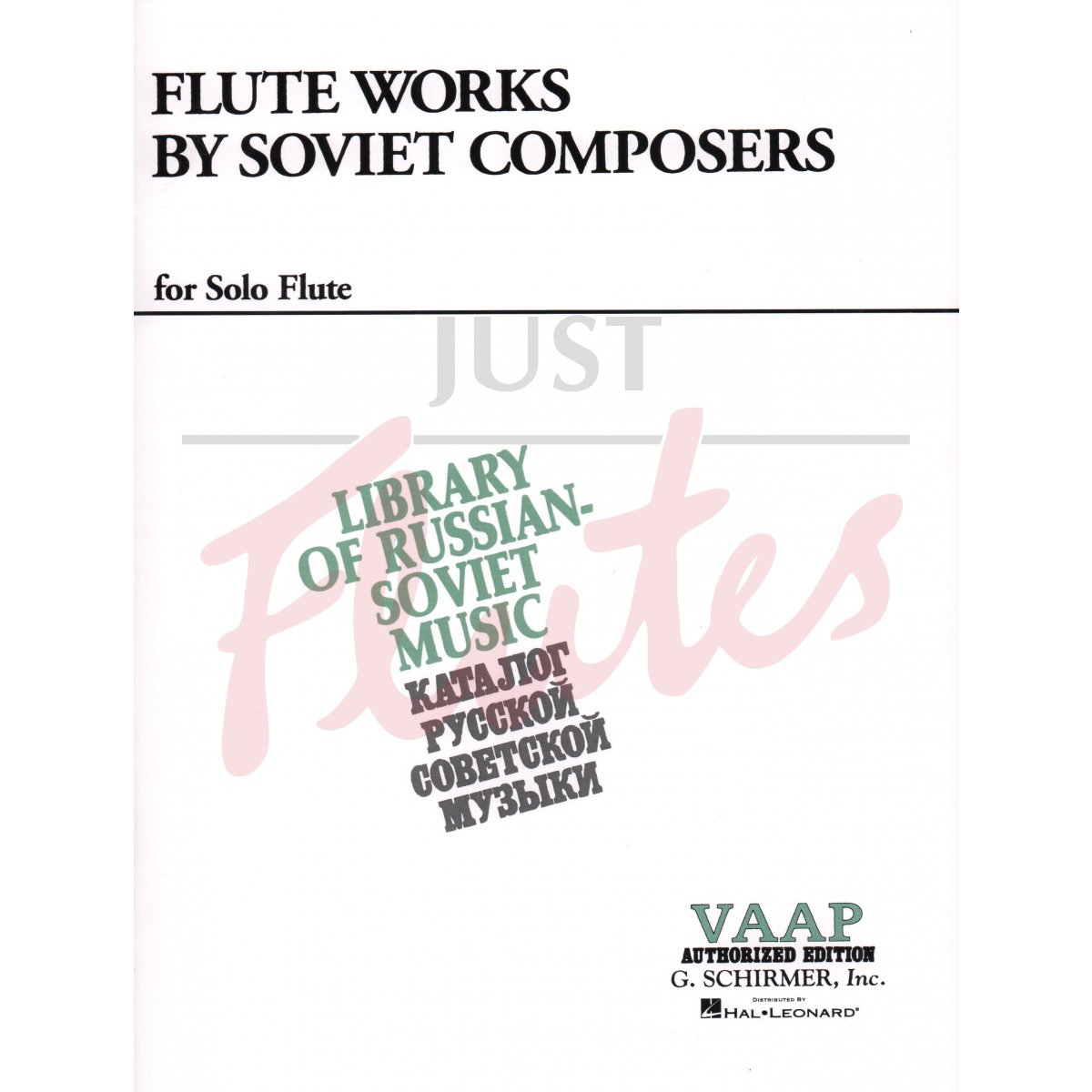 Flute Works by Soviet Composers for Solo Flute