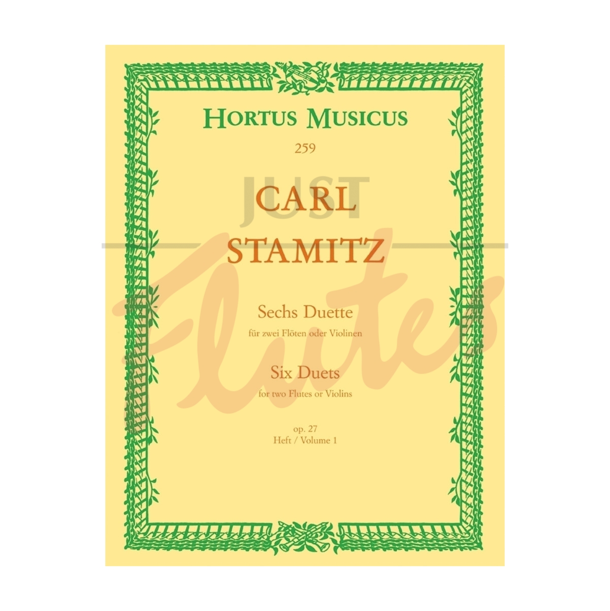 6 Duets for Two Flutes Vol 1
