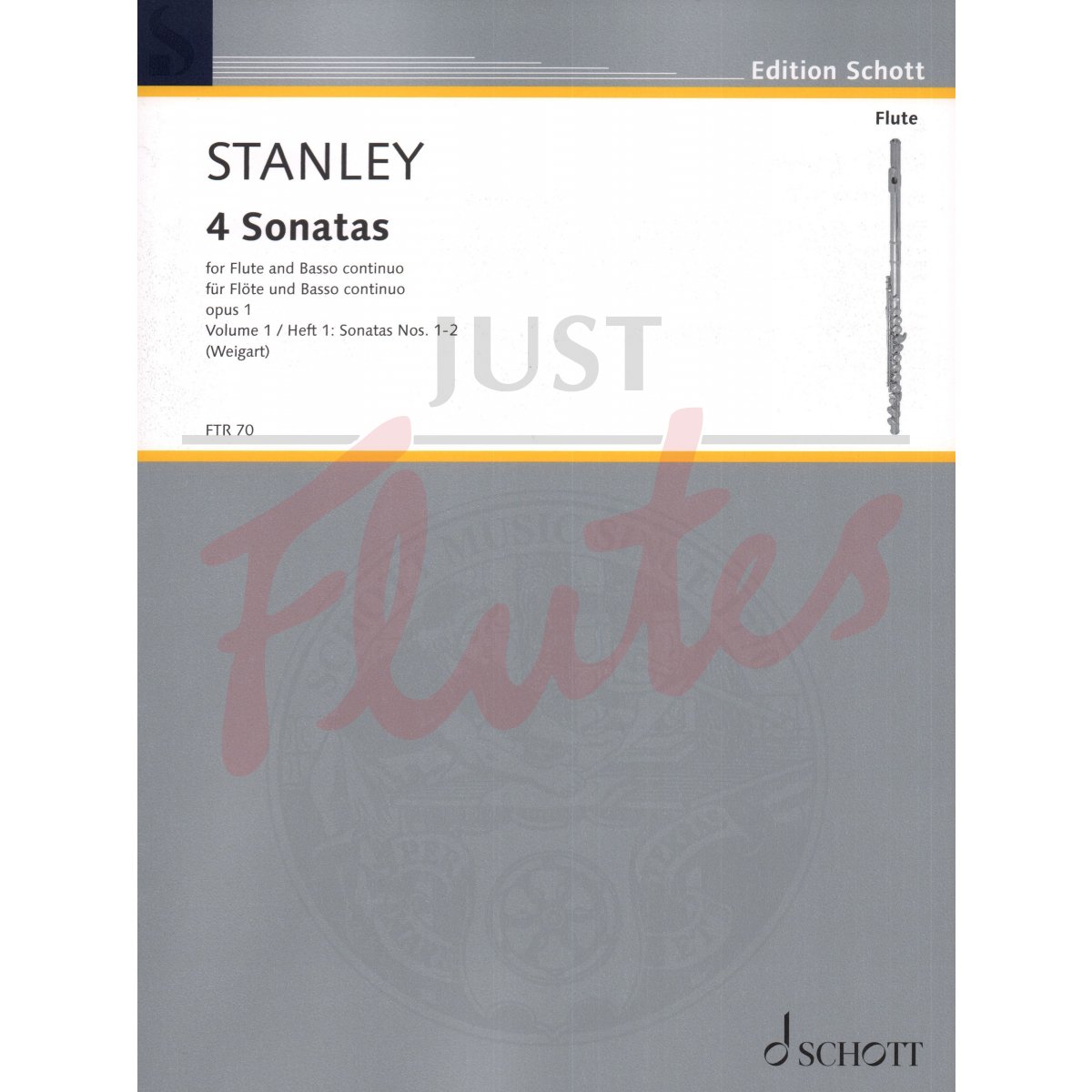 Four Sonatas for Flute and Basso Continuo, Vol 1