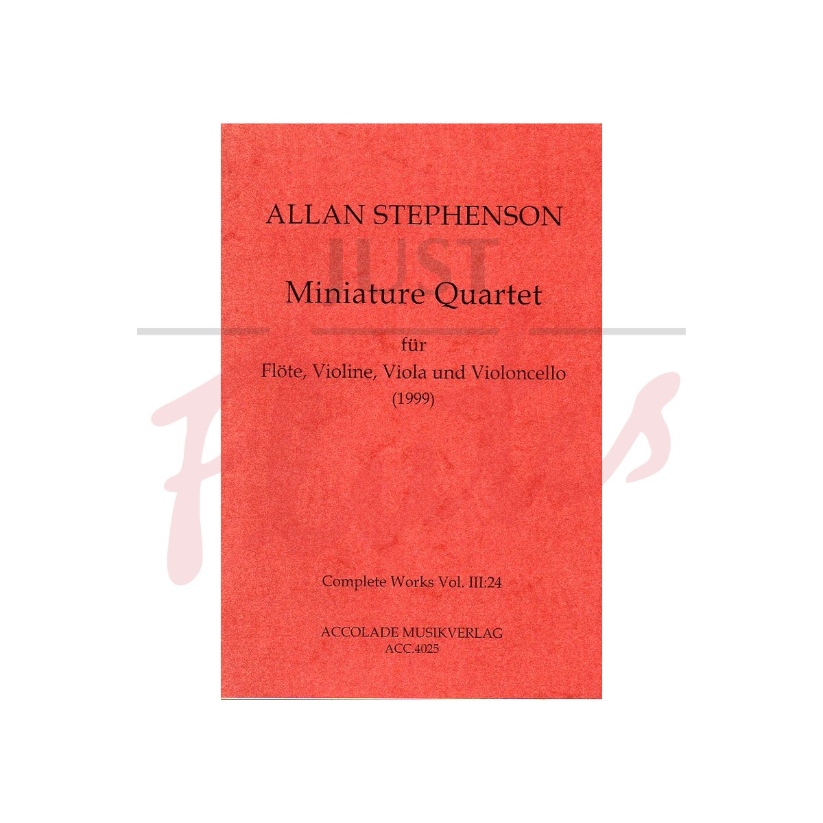 Miniature Quartet for Flute, Violin, Viola and Cello