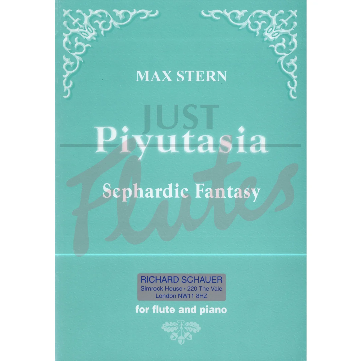 Piyutasia: Sephardic Fantasy for Flute and Piano