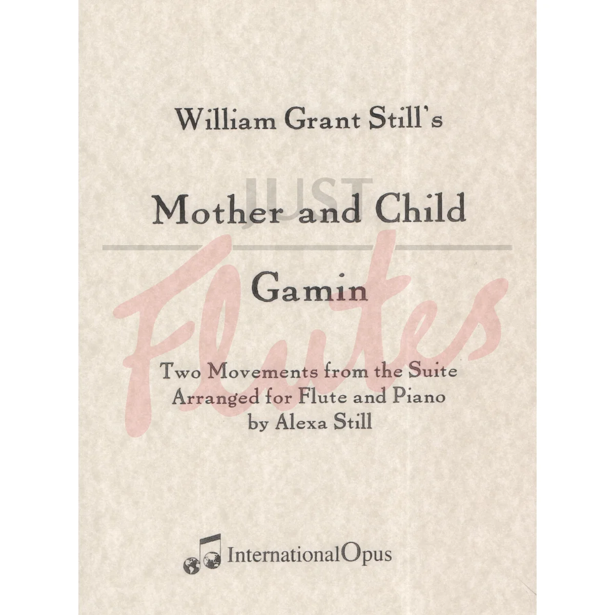 Mother and Child &amp; Gamin for Flute and Piano