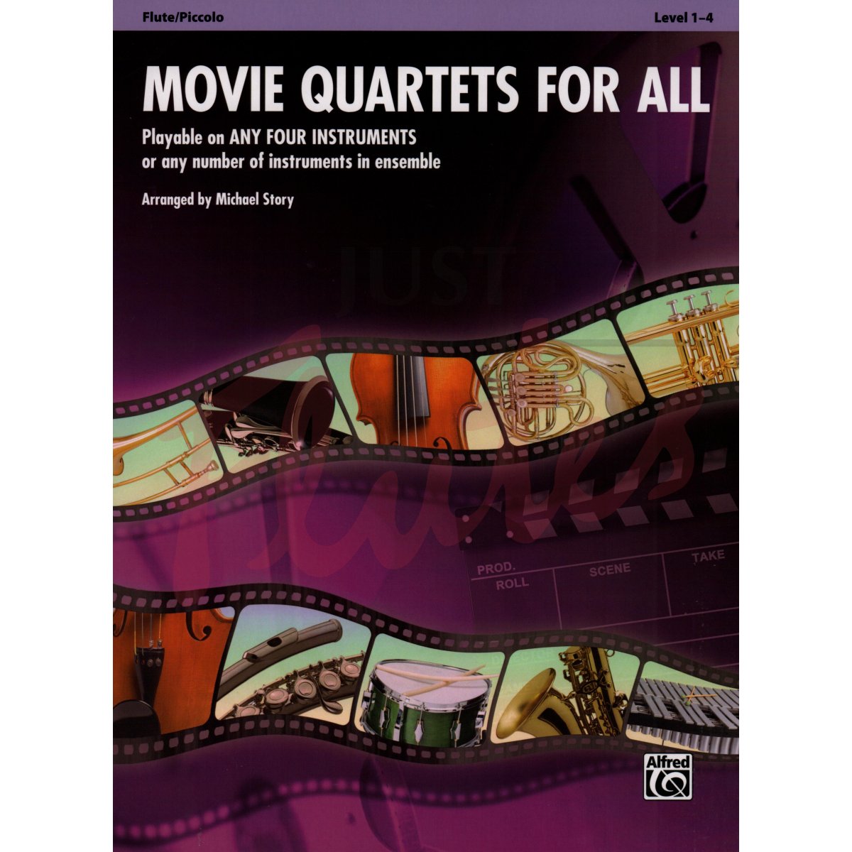 Movie Quartets for All [Four Flutes]