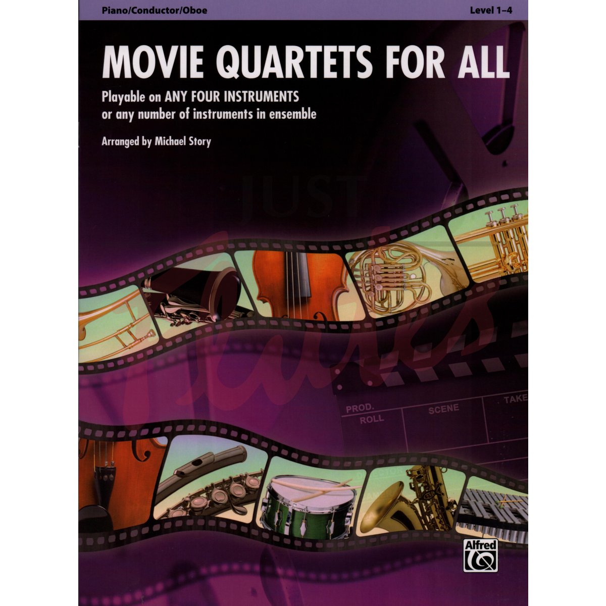 Movie Quartets for All [Oboe/Piano Accompaniment Book]