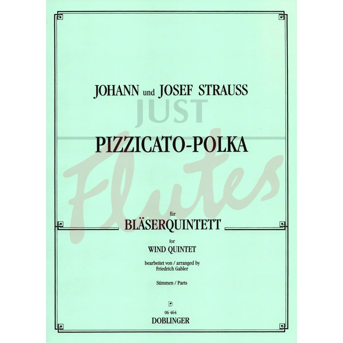 Pizzicato Polka for Wind Quintet