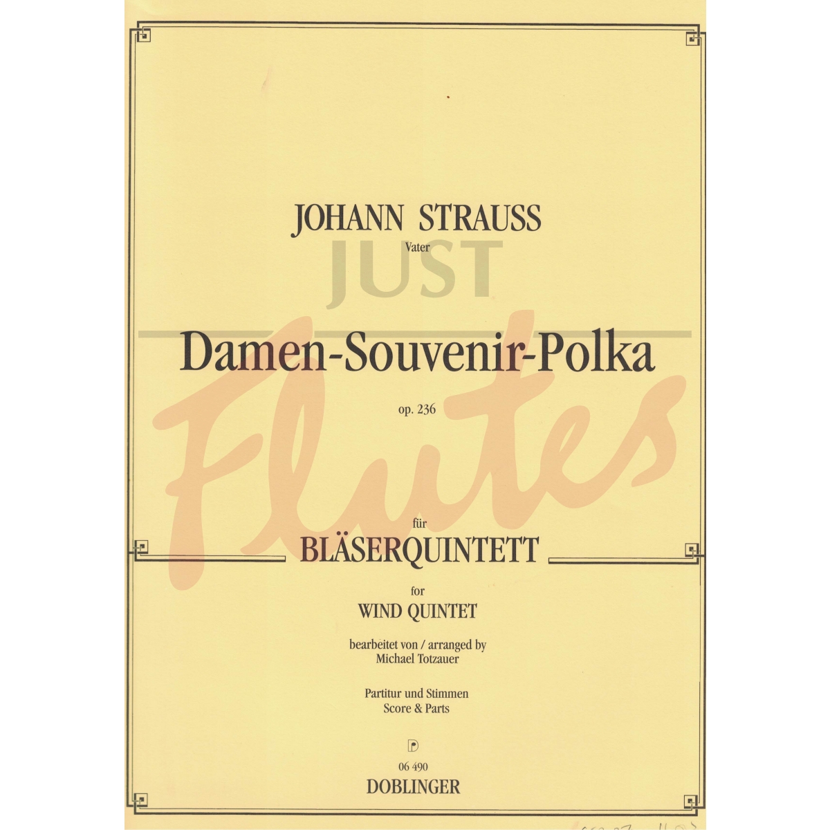 Damen-Souvenir Polka arranged for Wind Quintet