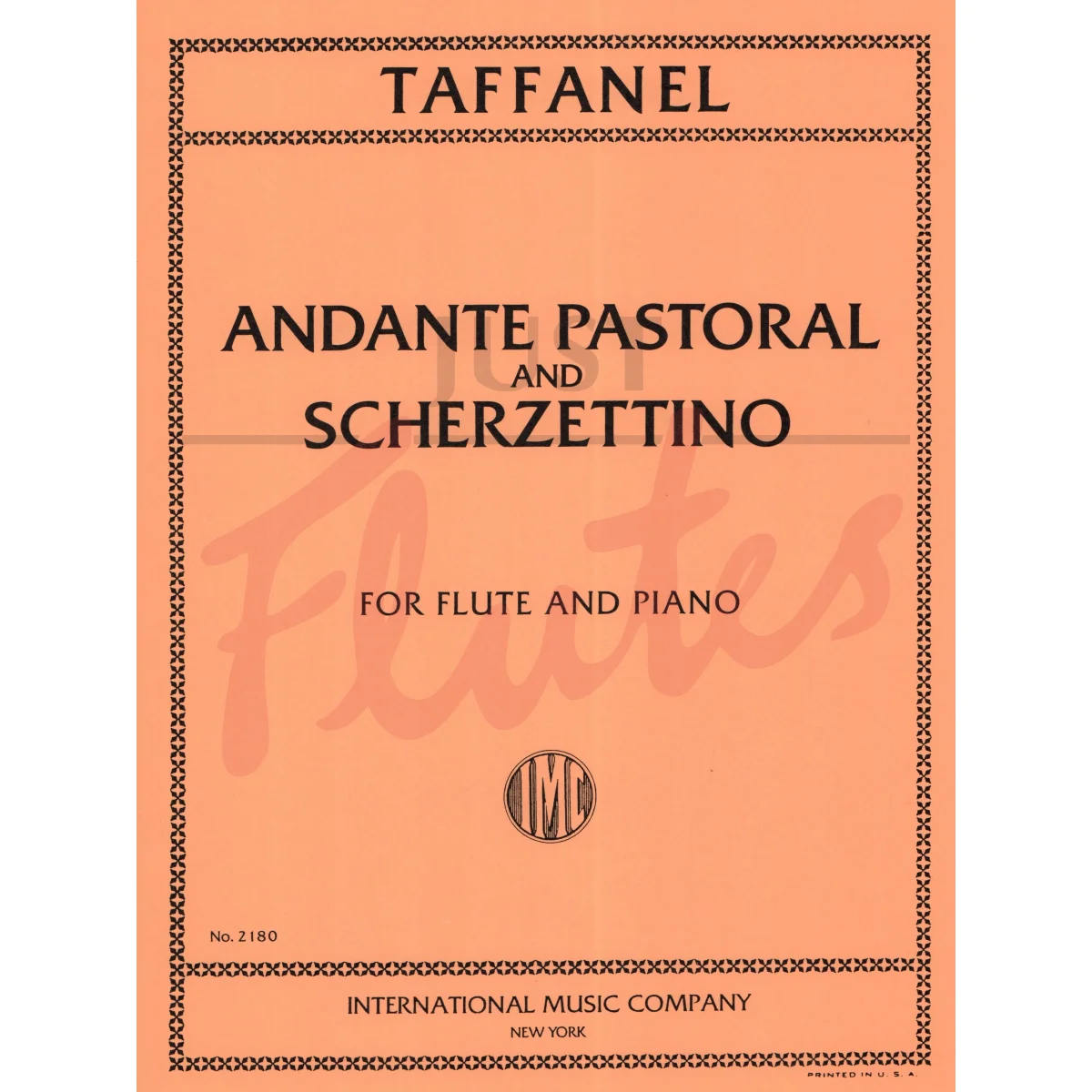 Andante Pastoral and Scherzettino for Flute and Piano