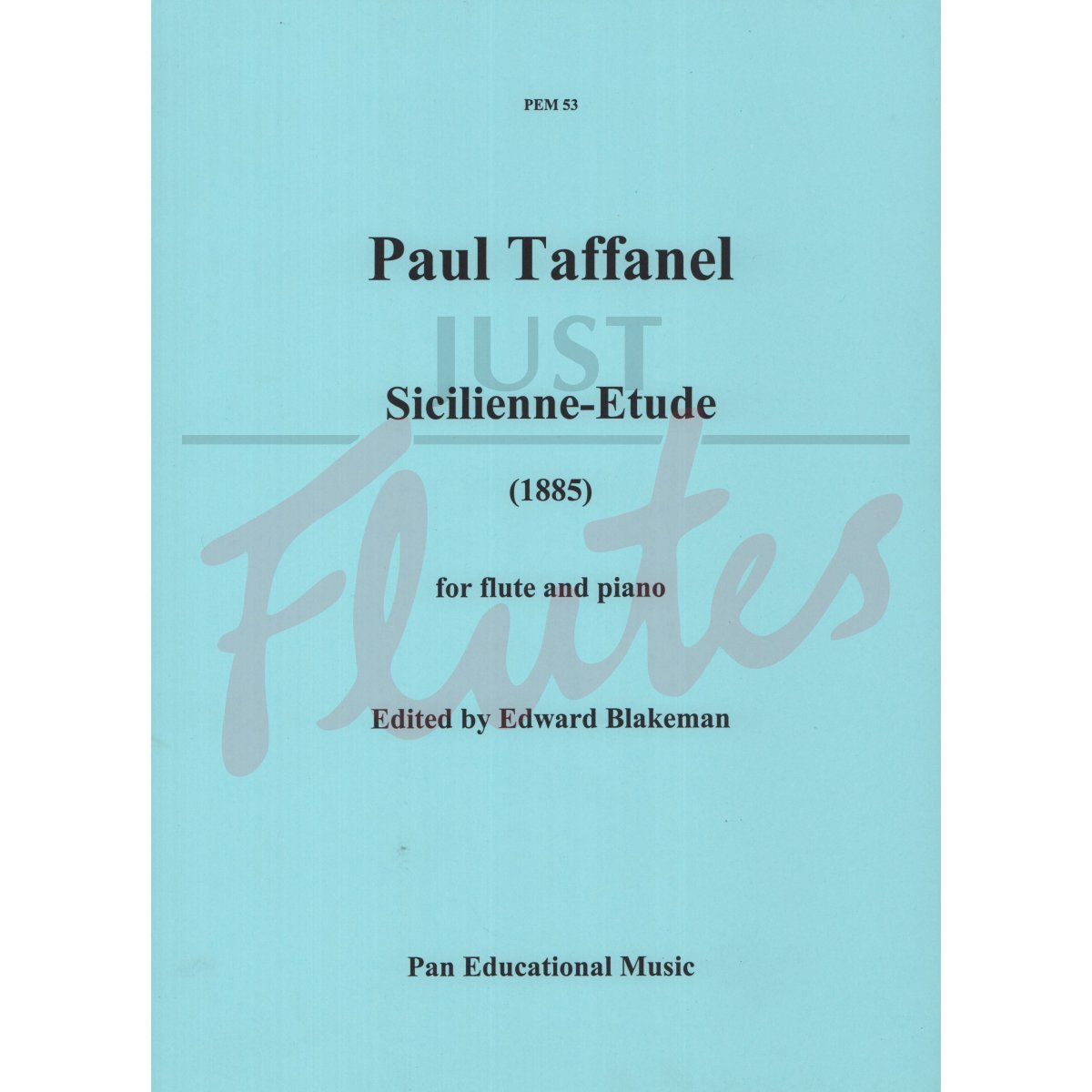 Sicilienne-Etude for Flute and Piano 