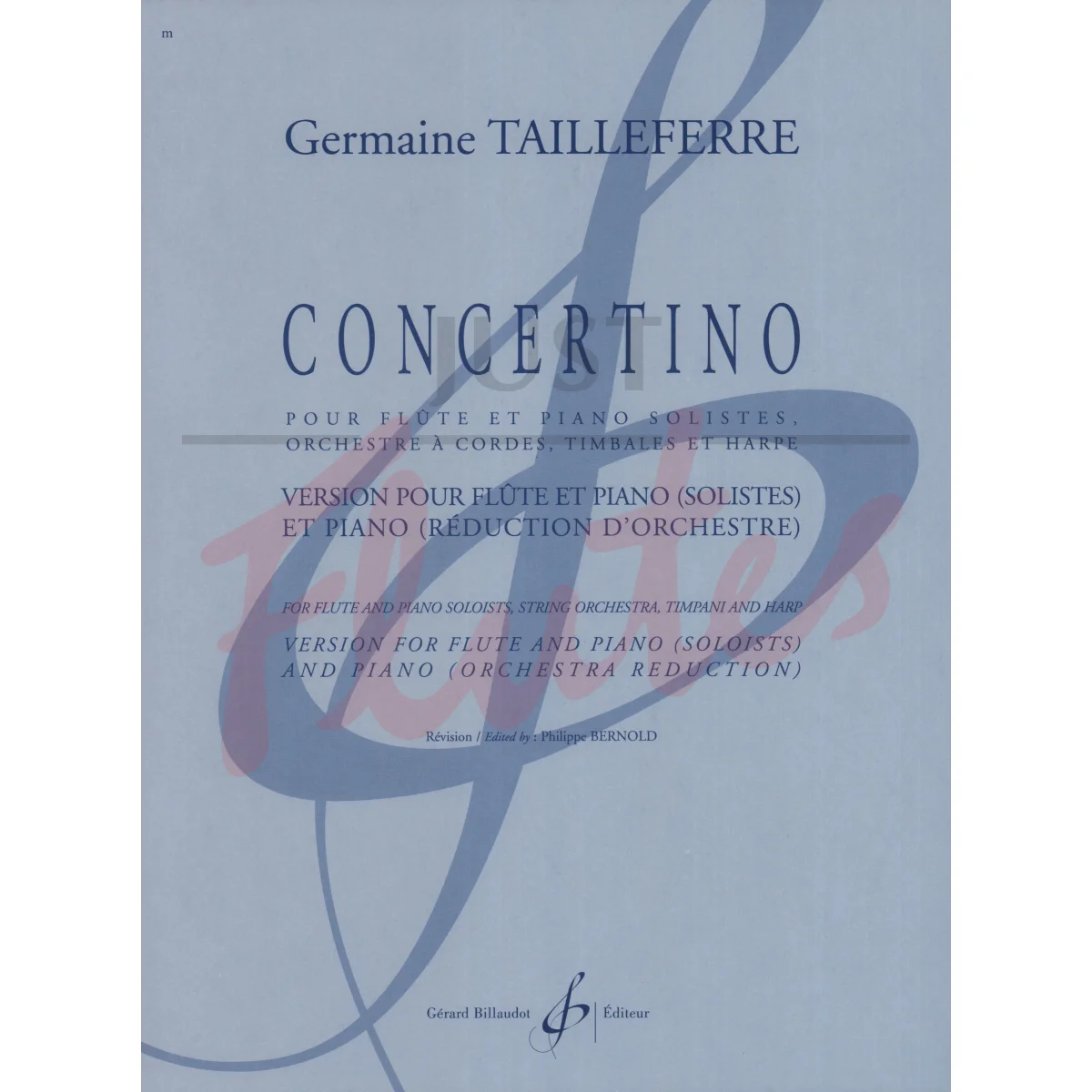 Concertino for Flute and Piano (Soloists), with Piano Accompaniment