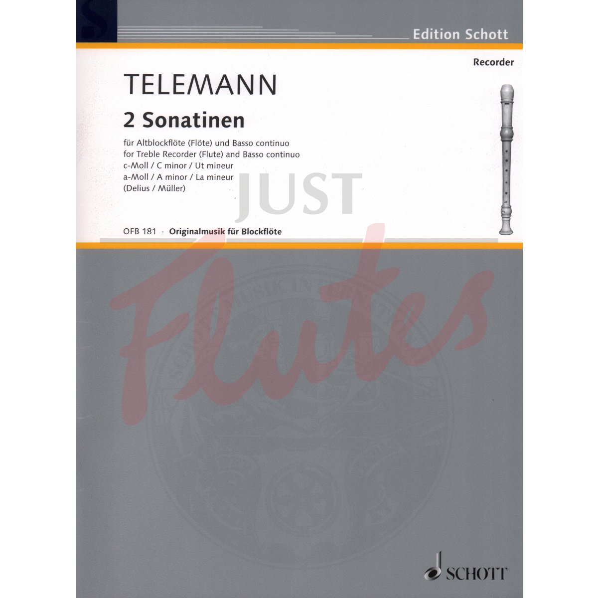 Two Sonatinas for Flute/Treble Recorder and Piano