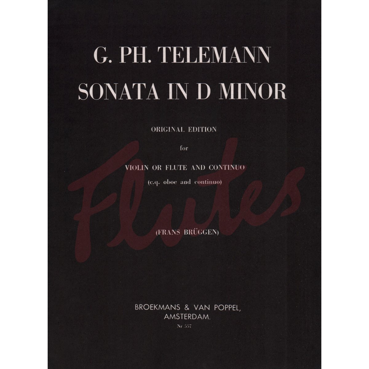 Sonata in D minor for Flute and Continuo