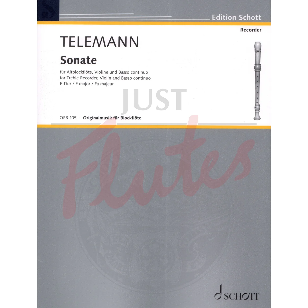 Trio Sonata in F major for Treble Recorder or Flute, Violin and Basso Continuo
