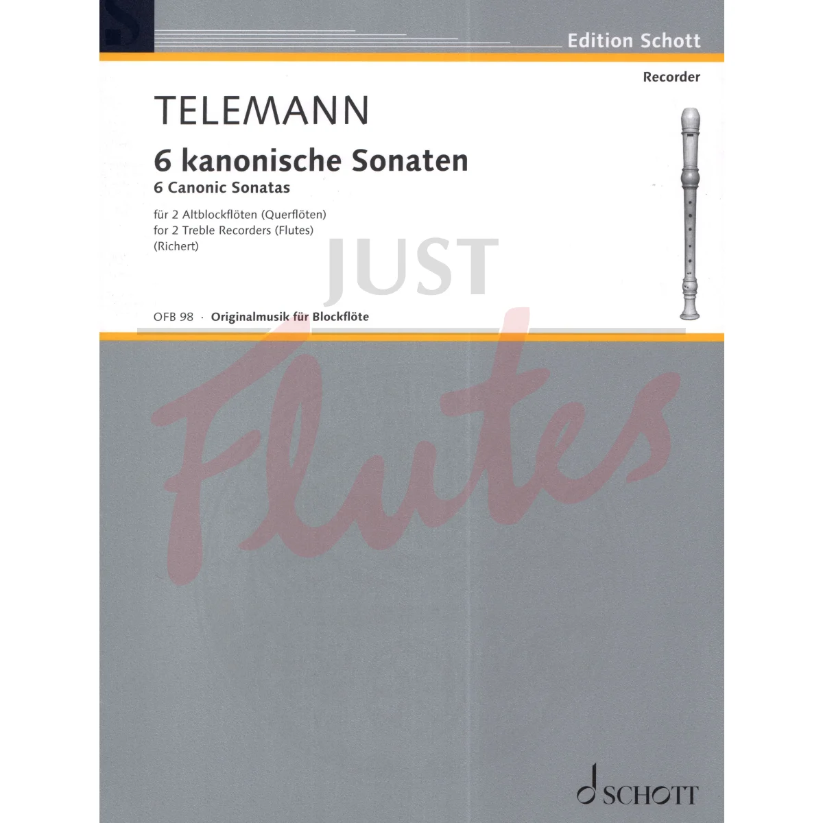 6 Canonic Sonatas for Two Flutes