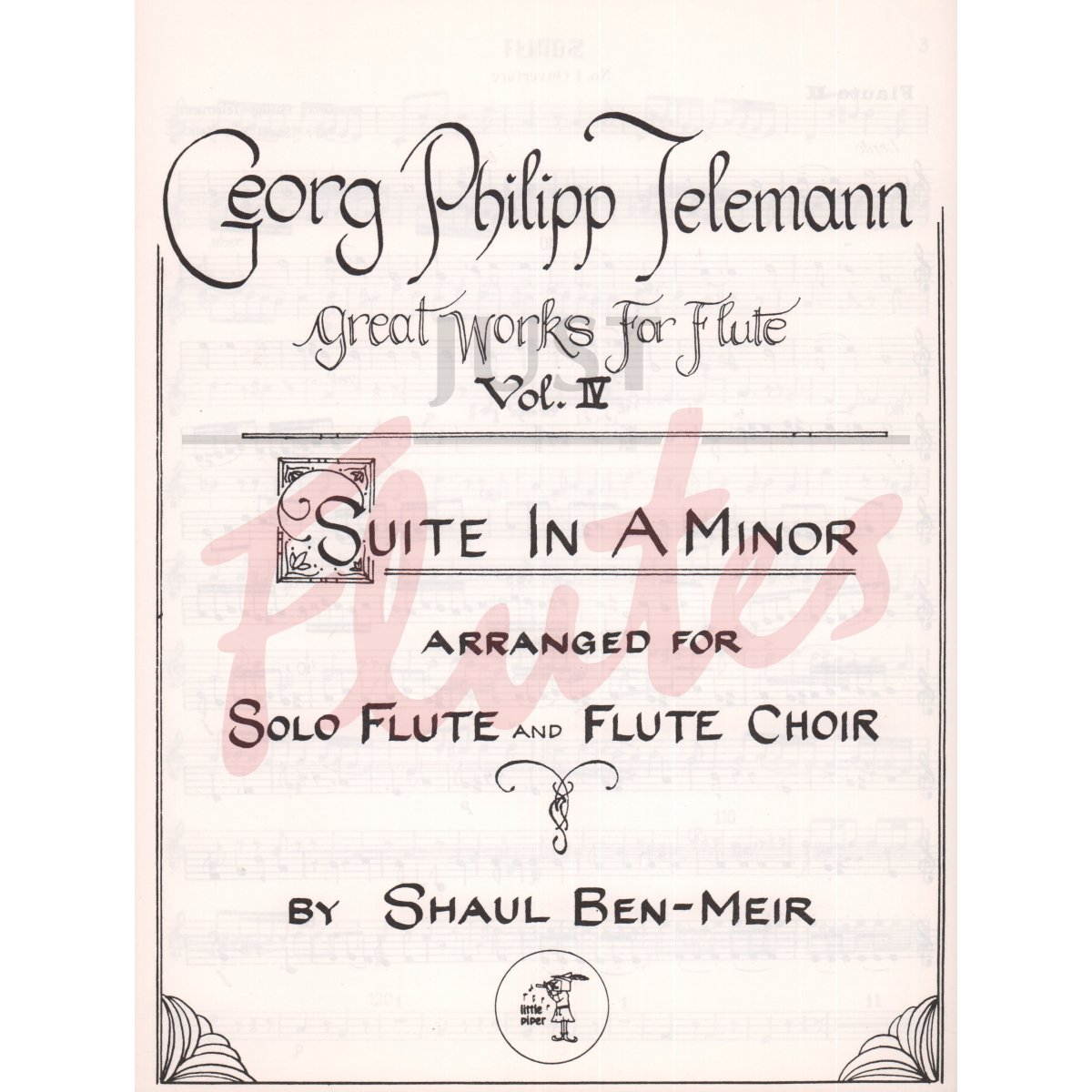 Suite in A minor for Solo Flute with Flute Choir