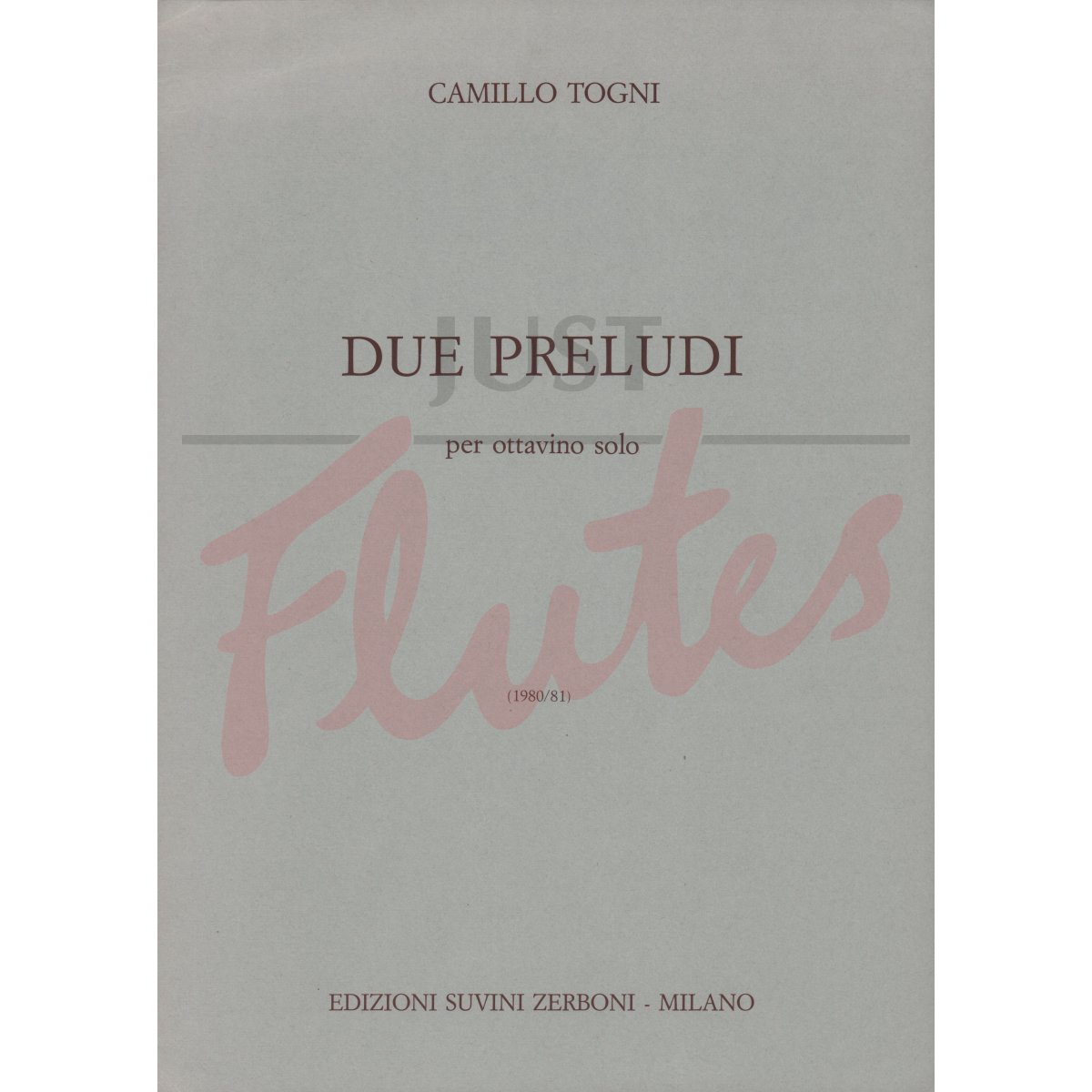 Due Preludi for Solo Piccolo