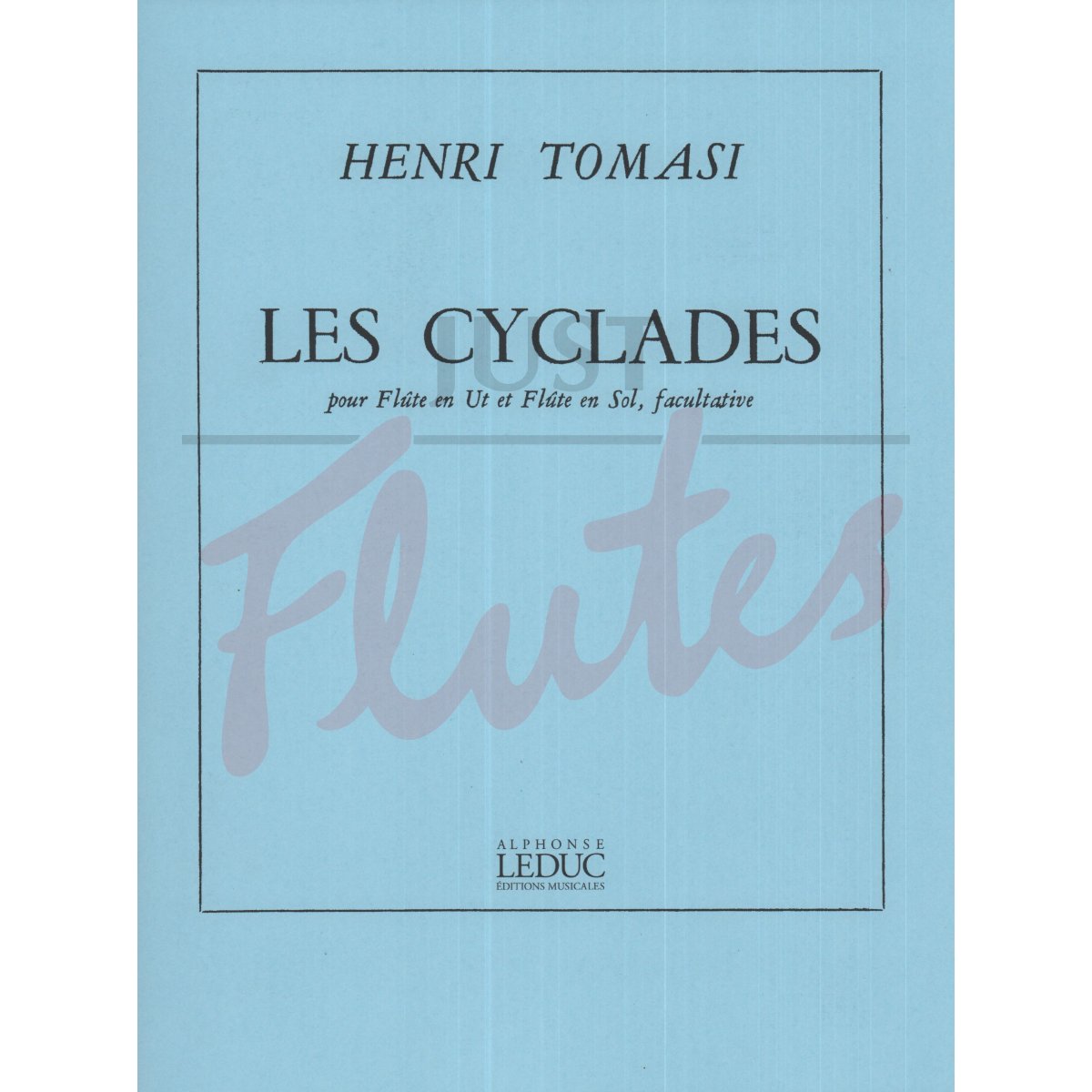 Les Cyclades for Solo Flute or Alto Flute
