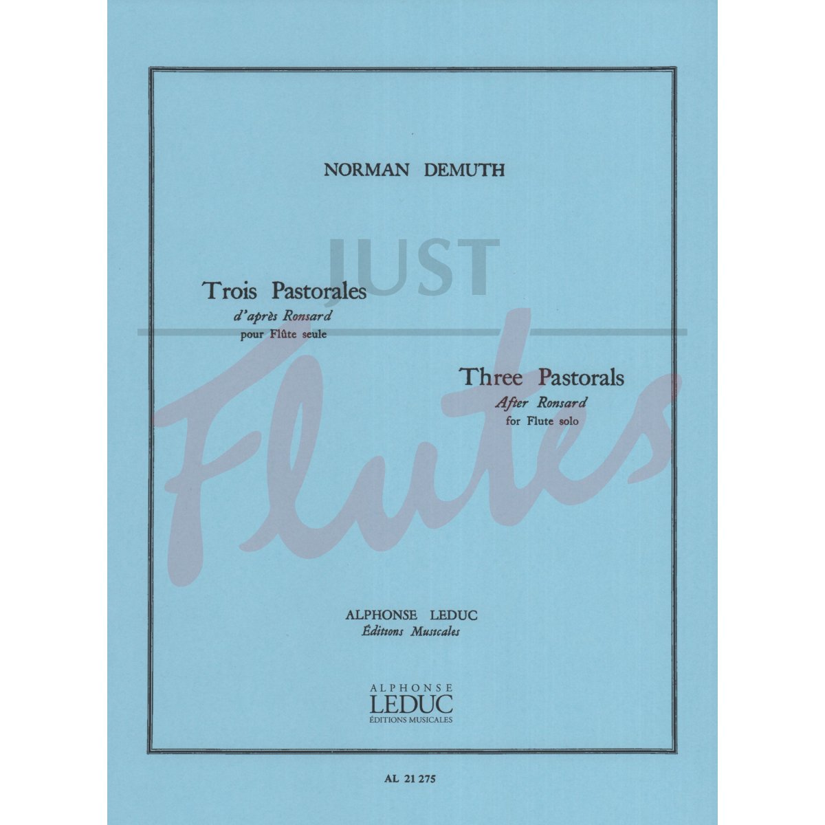 Trois Pastorales for Three Flutes