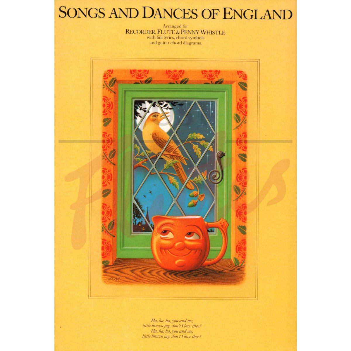 Songs and Dances of England arranged for Flute, Recorder or Penny Whistle