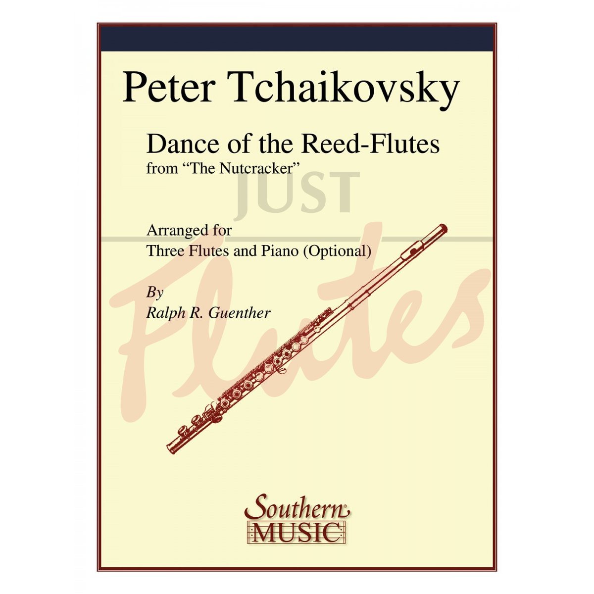 Dance of the Reed Flutes from &#039;The Nutcracker&#039; for Three Flutes and optional Piano