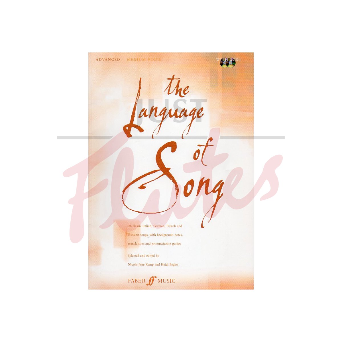 The Language Of Song Medium Voice Classical Piano Vocal FABER Music BOOK /& CD