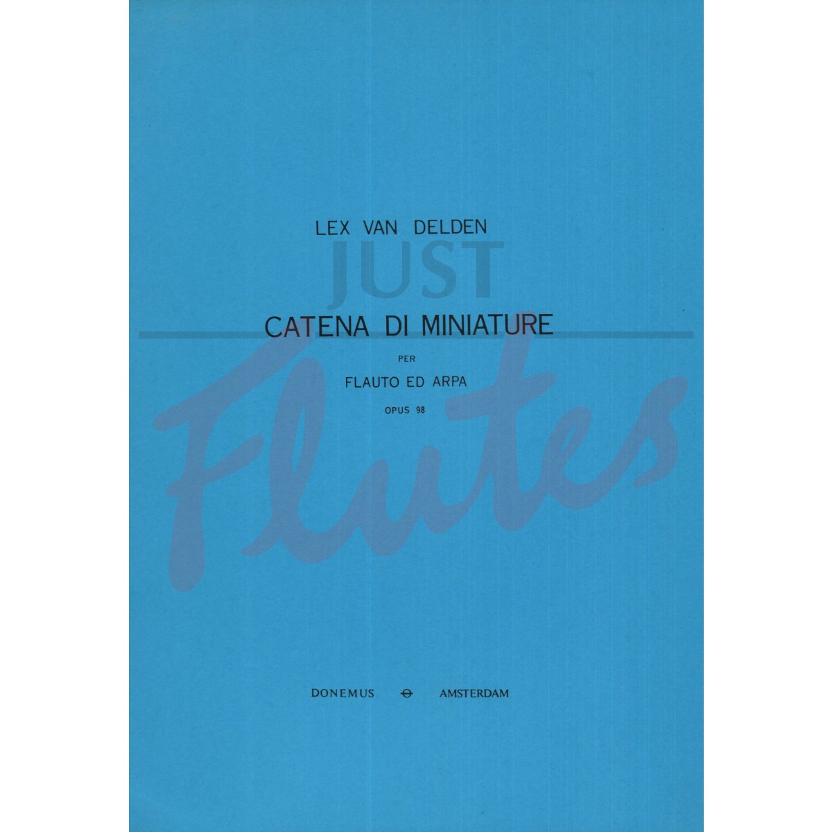Catena di Miniature for Flute and Harp