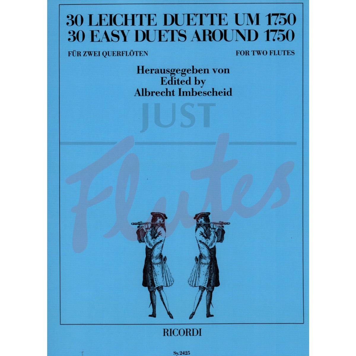 30 Easy Duets Around 1750 for Two Flutes