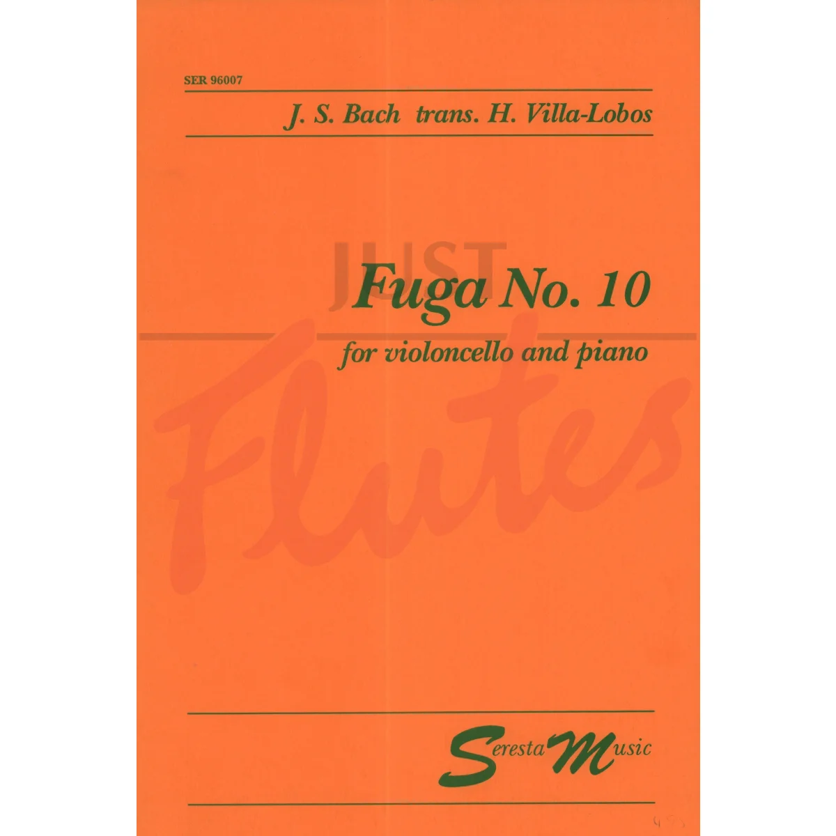 Fuga No. 10 for Cello and Piano