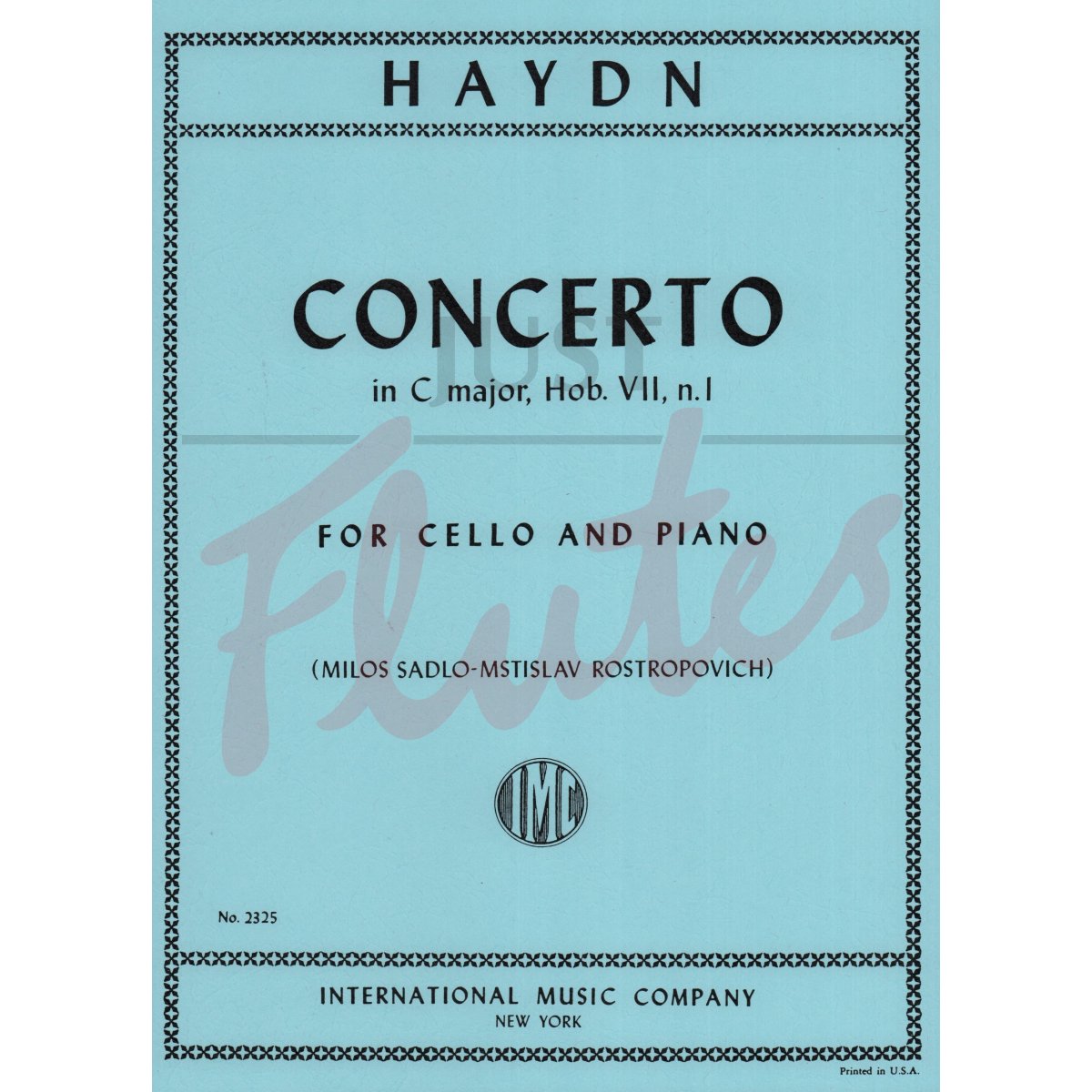 Concerto in C Major for Cello and Piano