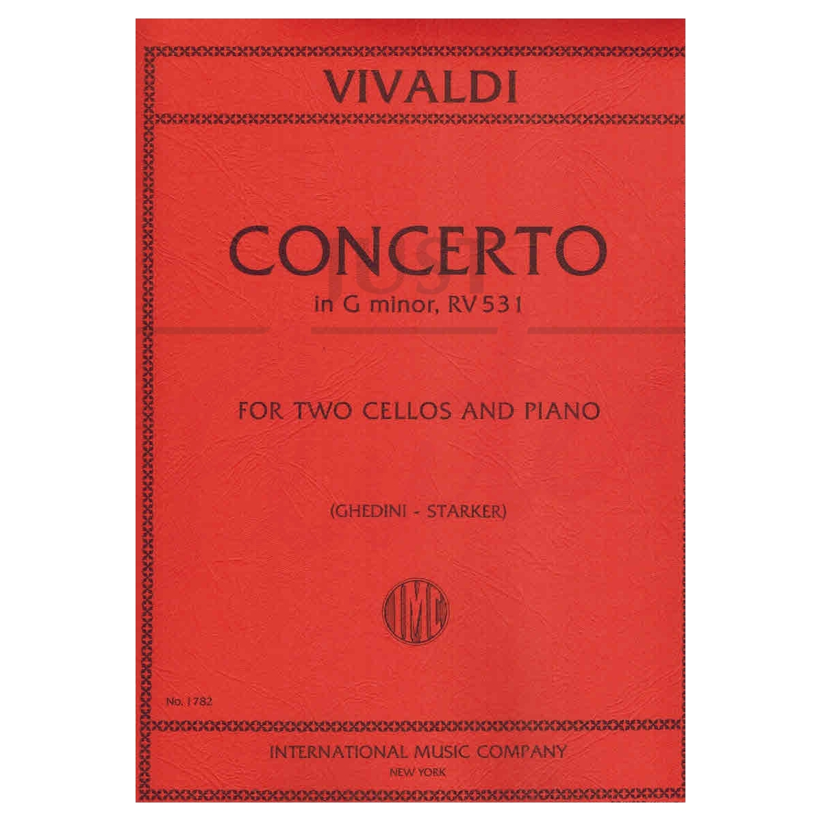 Concerto in G Minor (2 Vc/Pno)