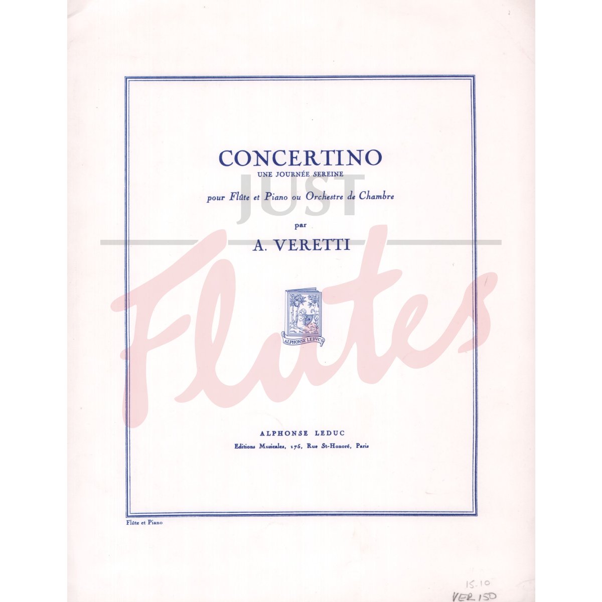 Concertino for Flute and Piano