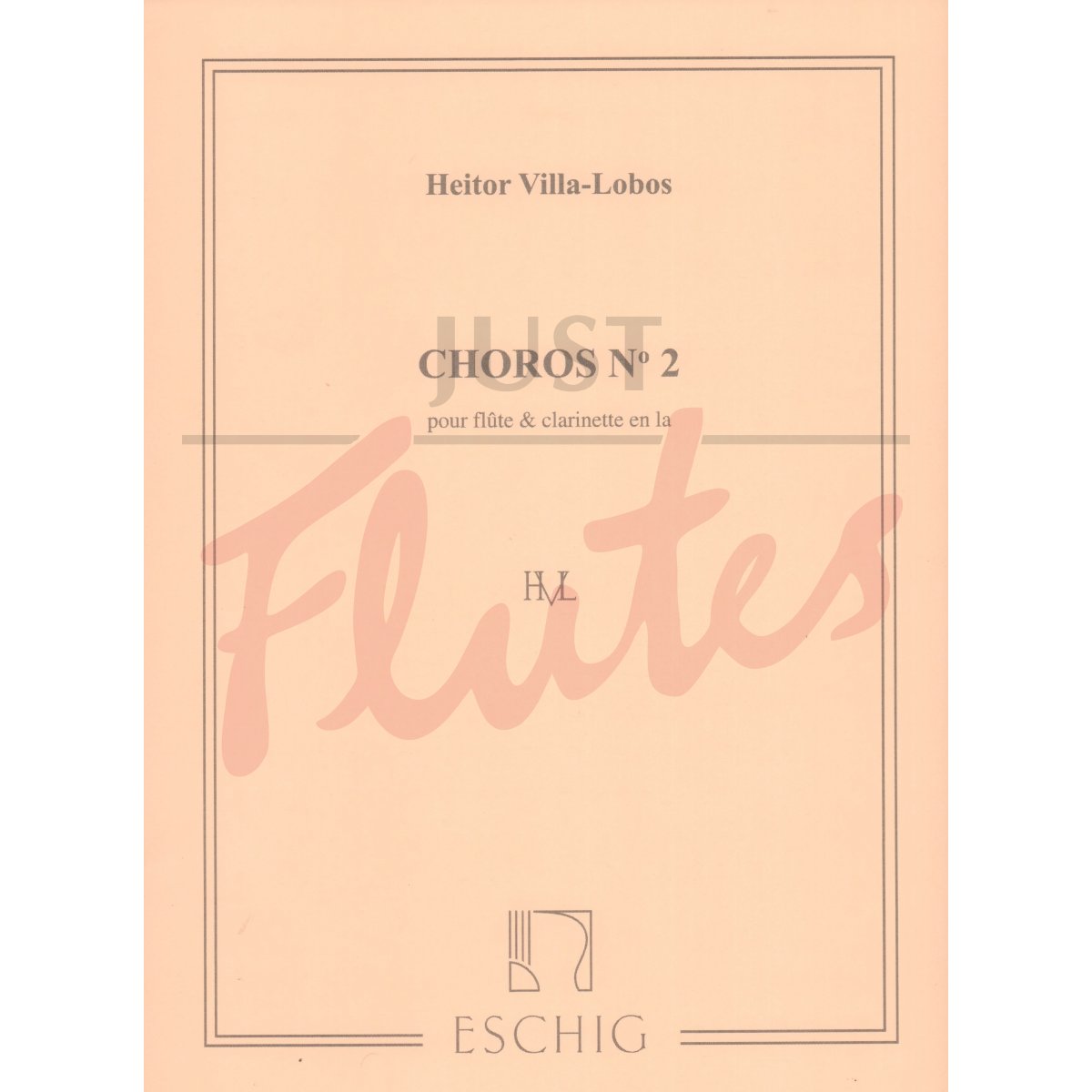 Choros No 2 for Flute and Clarinet in A