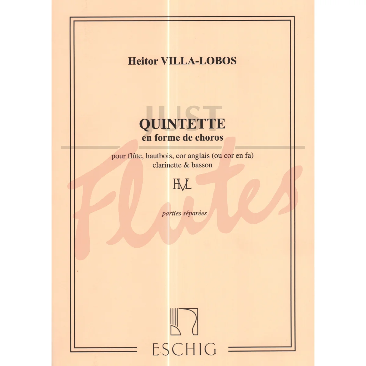 Quintette en Forme de Choros for Wind Quintet