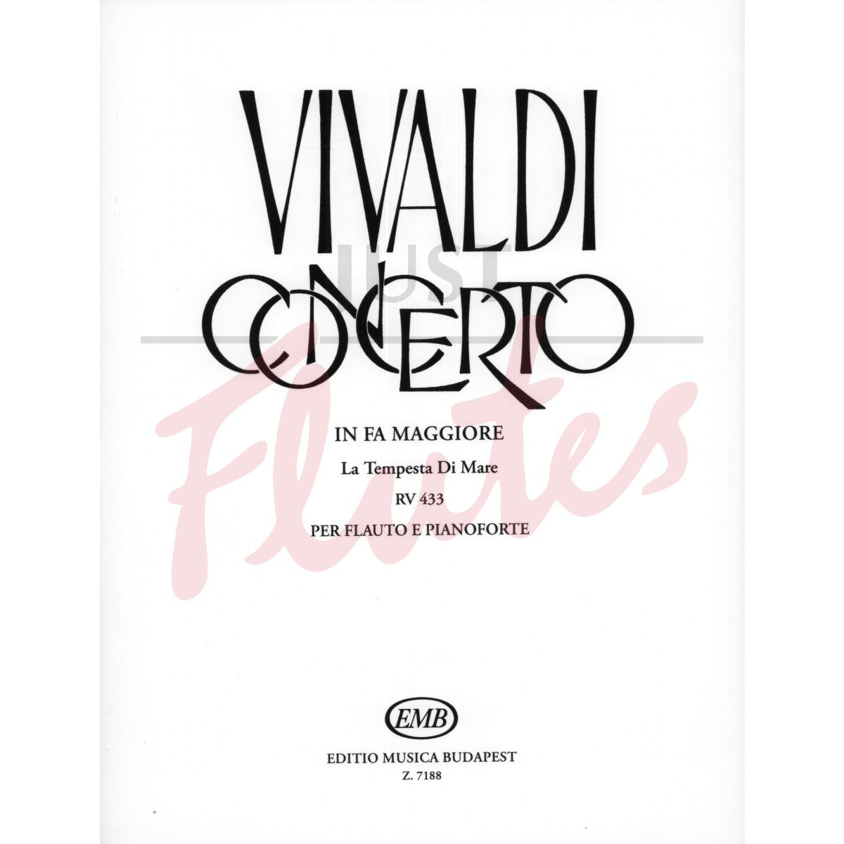 Concerto in F major &quot;La Tempesta Di Mare&quot; for Flute and Piano