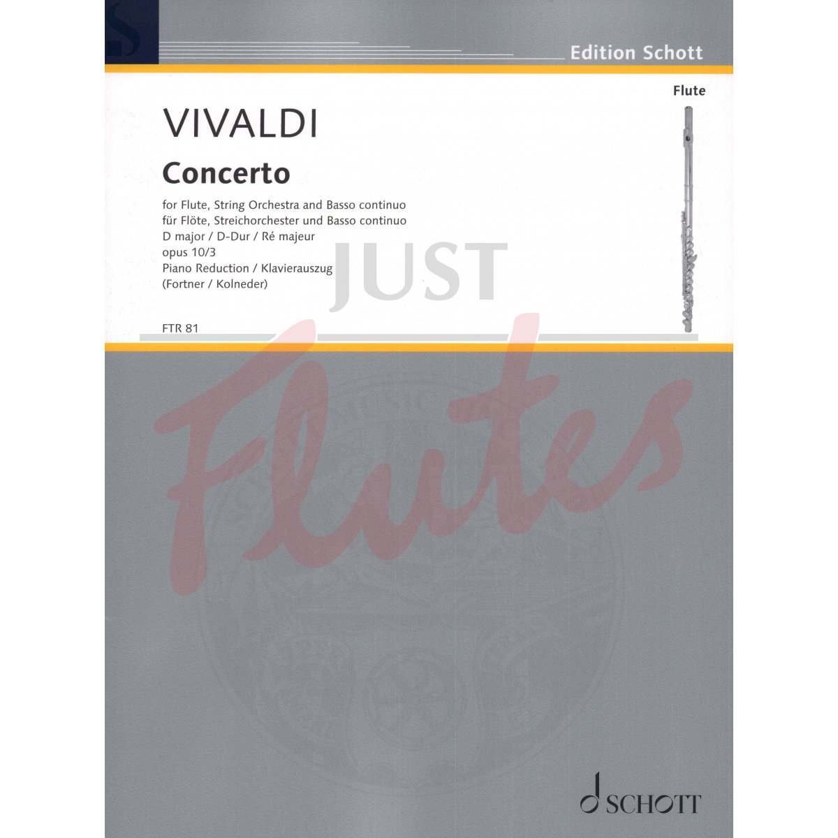 Concerto &quot;Il Gardellino&quot; in D major for Flute and Piano