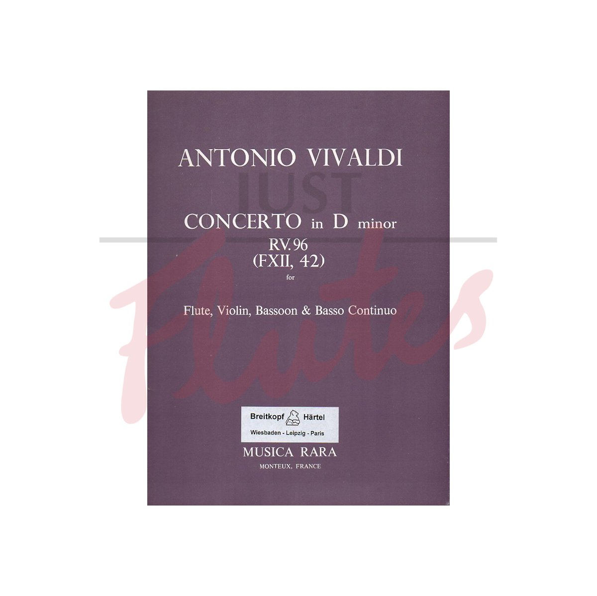 Concerto in D minor (fl vn bsn bc)