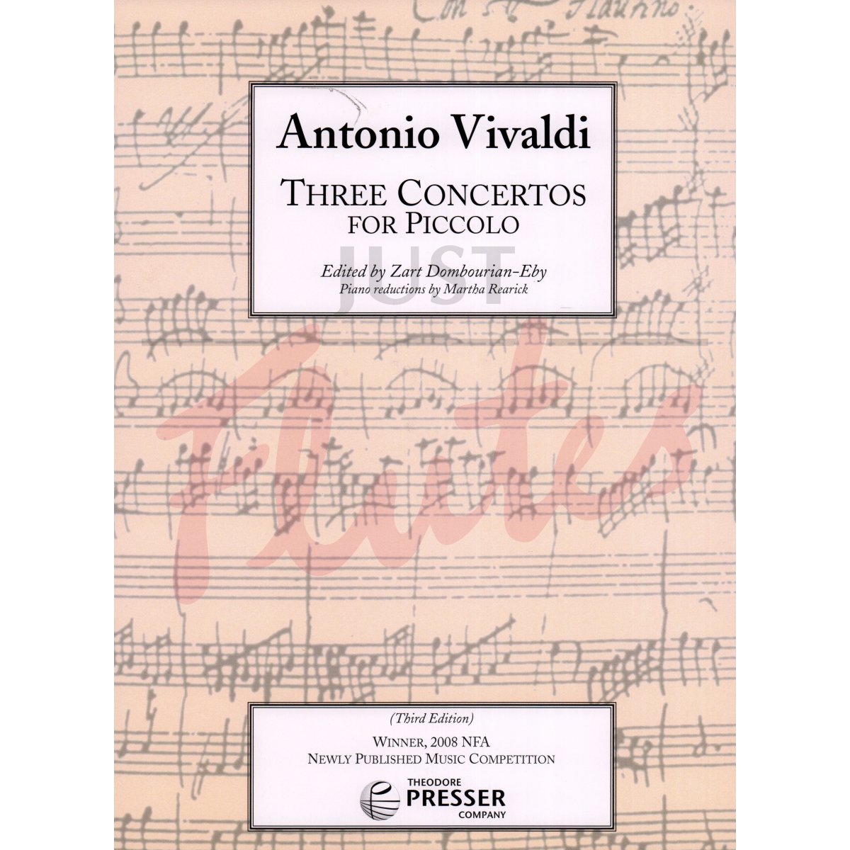 Three Concertos for Piccolo with Piano accompaniment