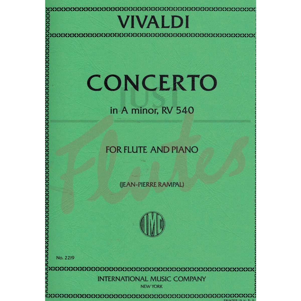 Concerto in A minor for Flute and Piano