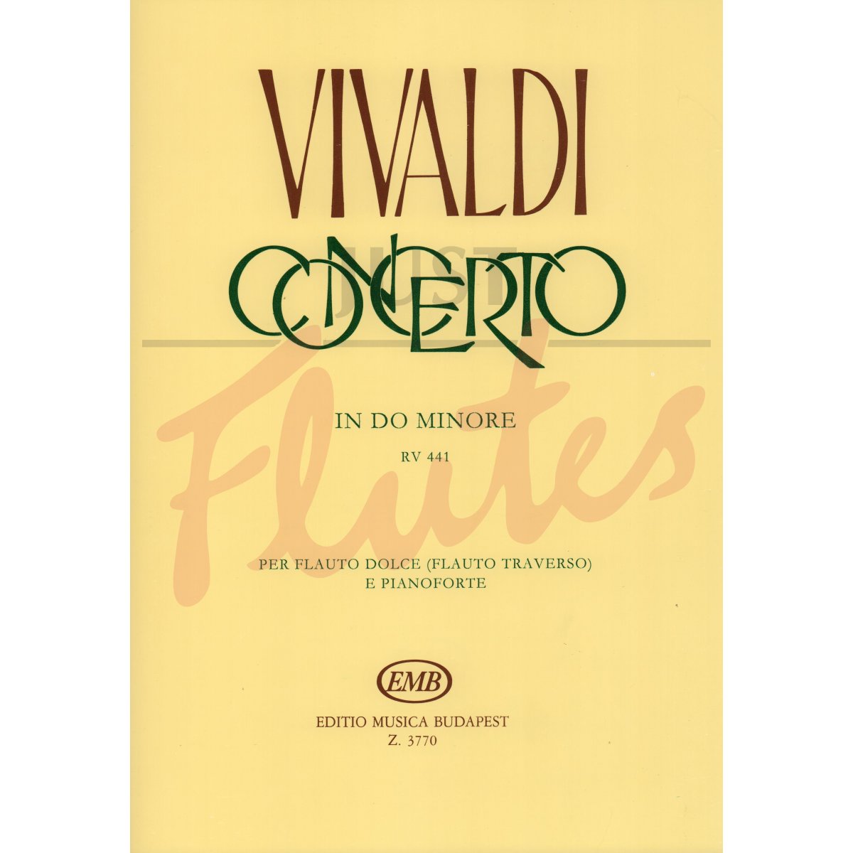 Concerto in C minor for Flute and Piano