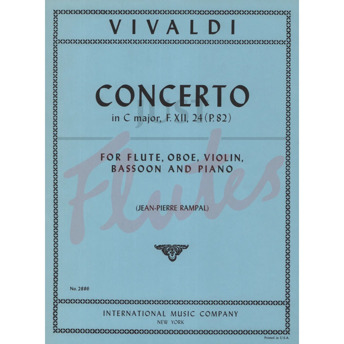 Concerto in C major for Flute, Oboe, Violin, Bassoon and Piano