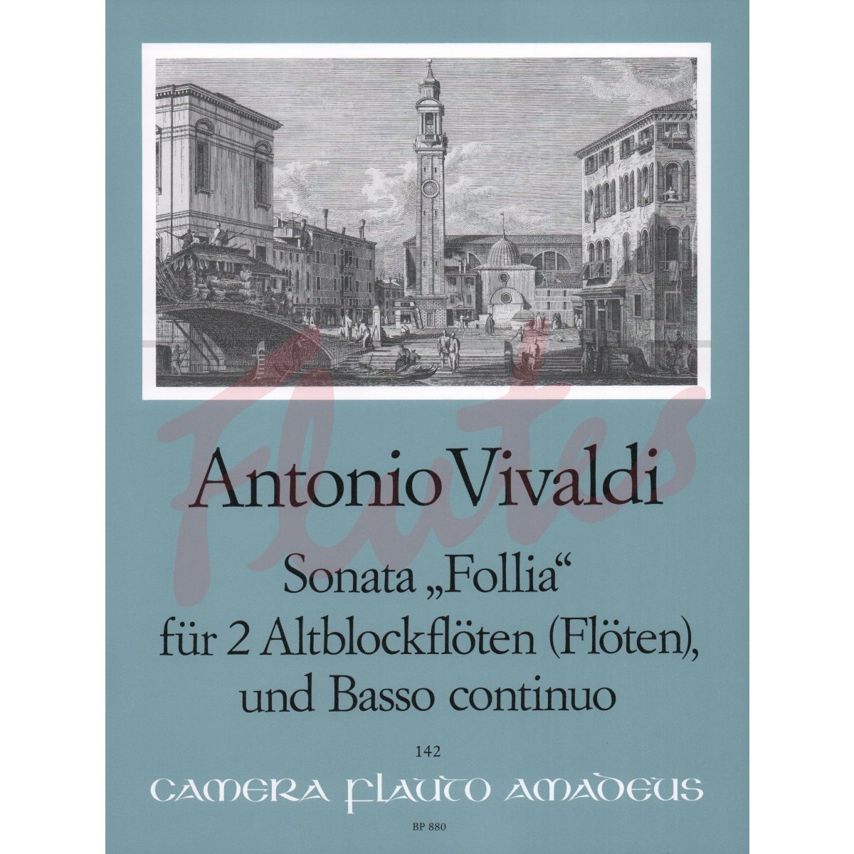Sonata &#039;Follia&#039; (Madness) for Two Treble Recorders/Flutes and Basso Continuo