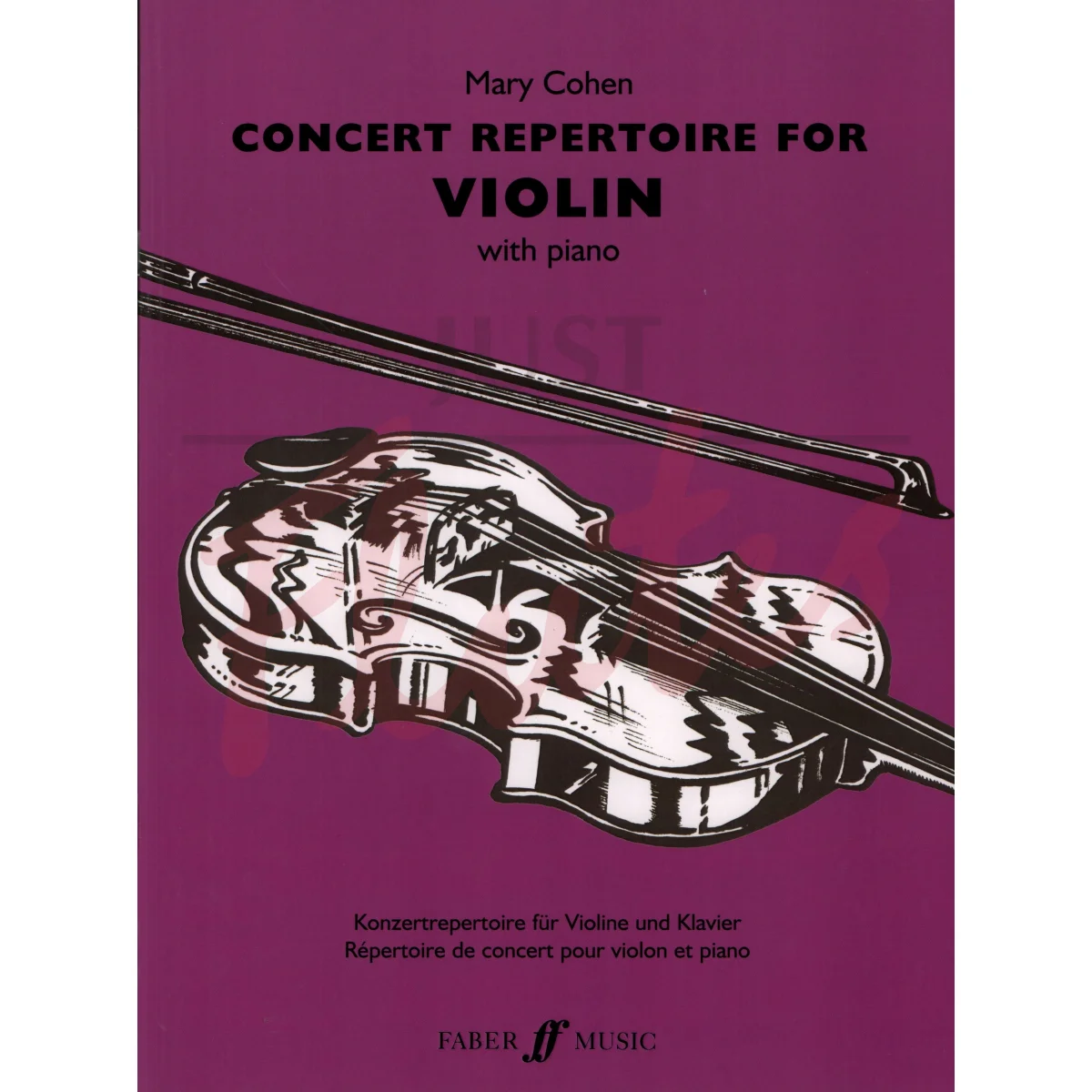 Concert Repertoire for Violin and Piano