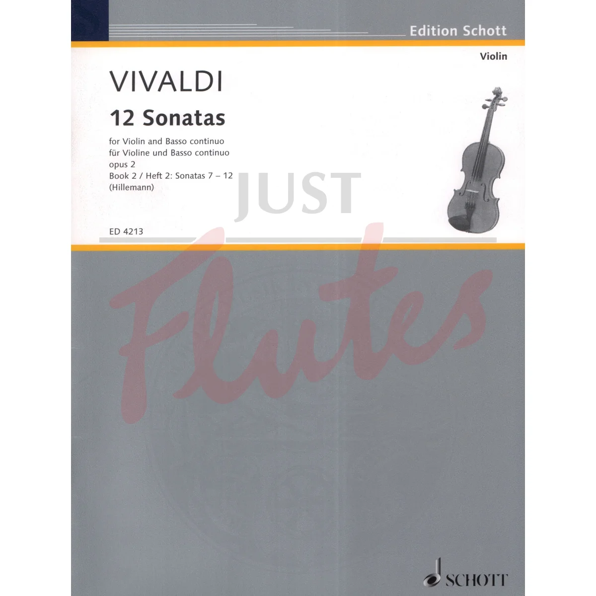 12 Sonatas for Violin and Basso Continuo Book 2 (Nos 7-12)