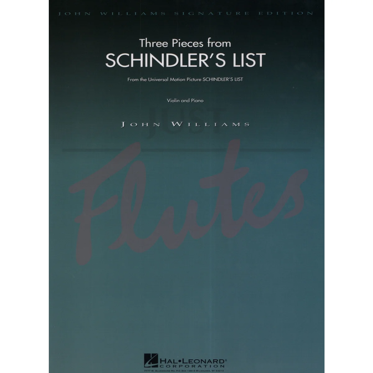 Three Pieces from Schindler&#039;s List for Violin
