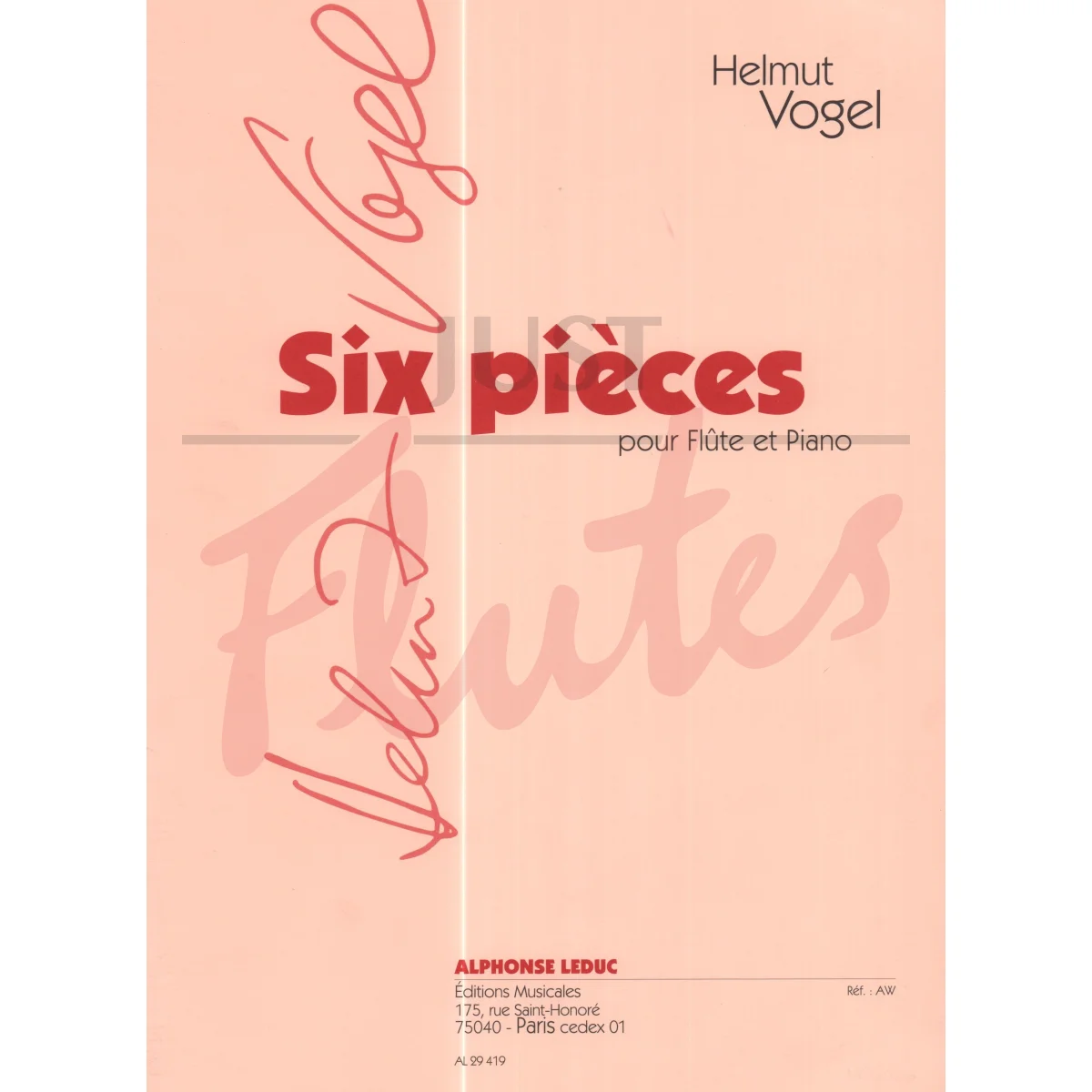 6 Pieces for Flute and Piano