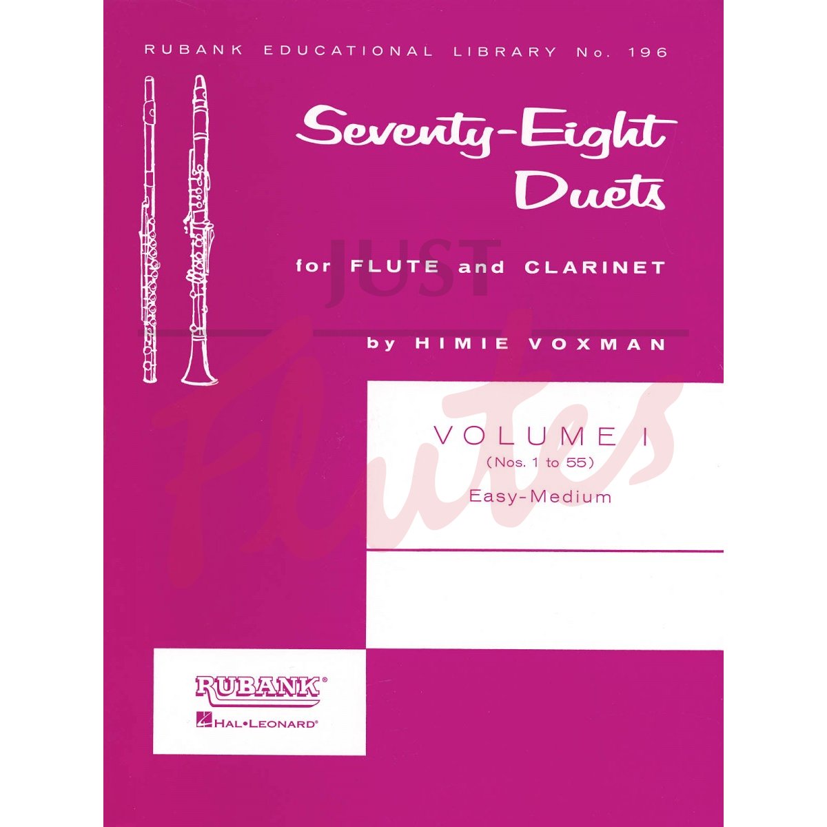 78 Duets for Flute and Clarinet, Vol 1