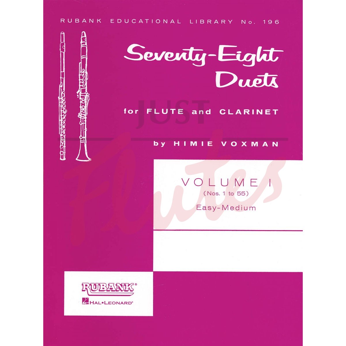 78 Duets for Flute and Clarinet, Vol 1