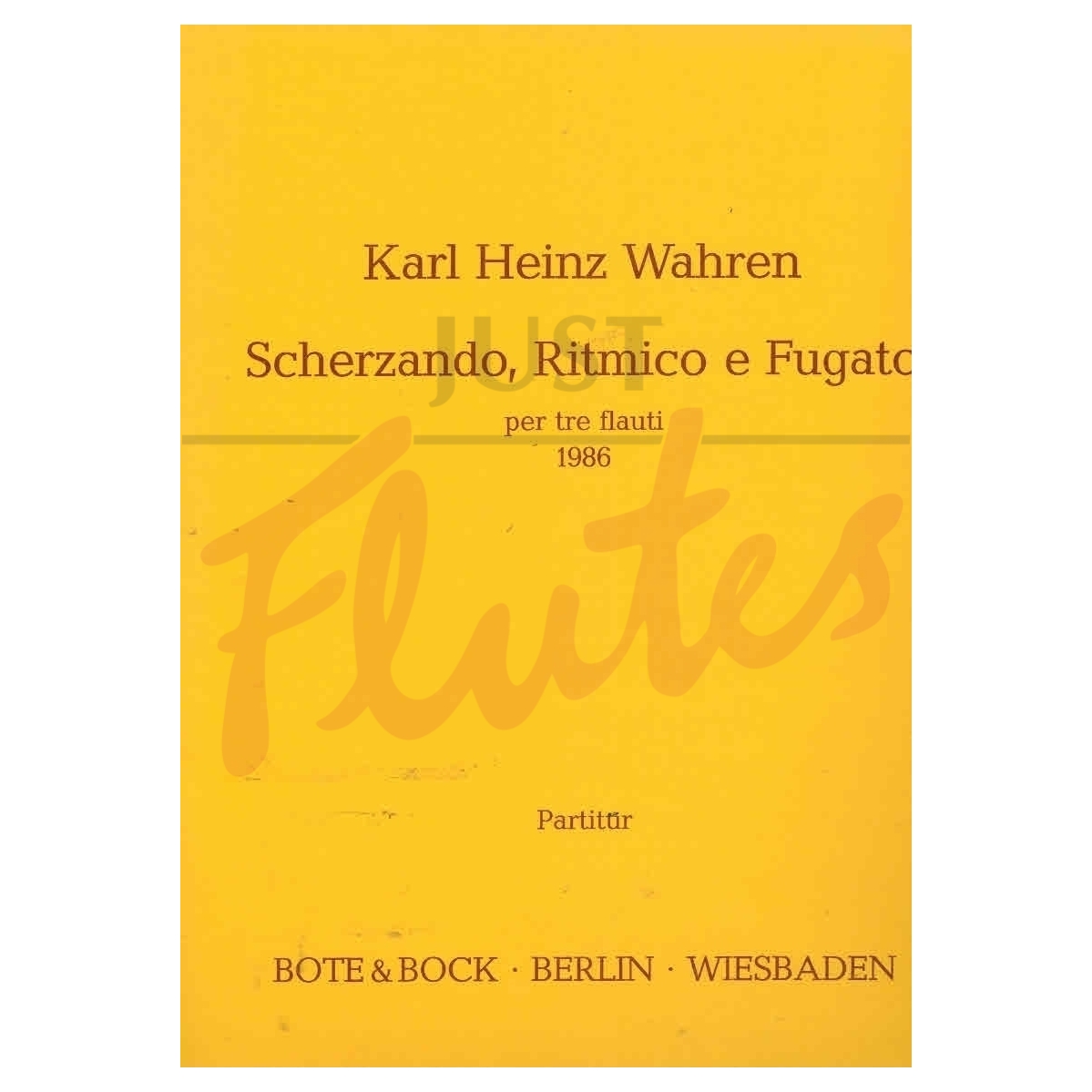 Scherzando, Ritmico e Fugato for Three Flutes