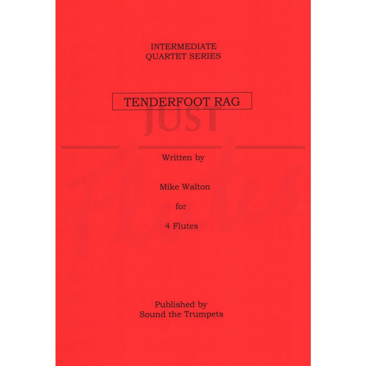 Tenderfoot Rag for Four Flutes