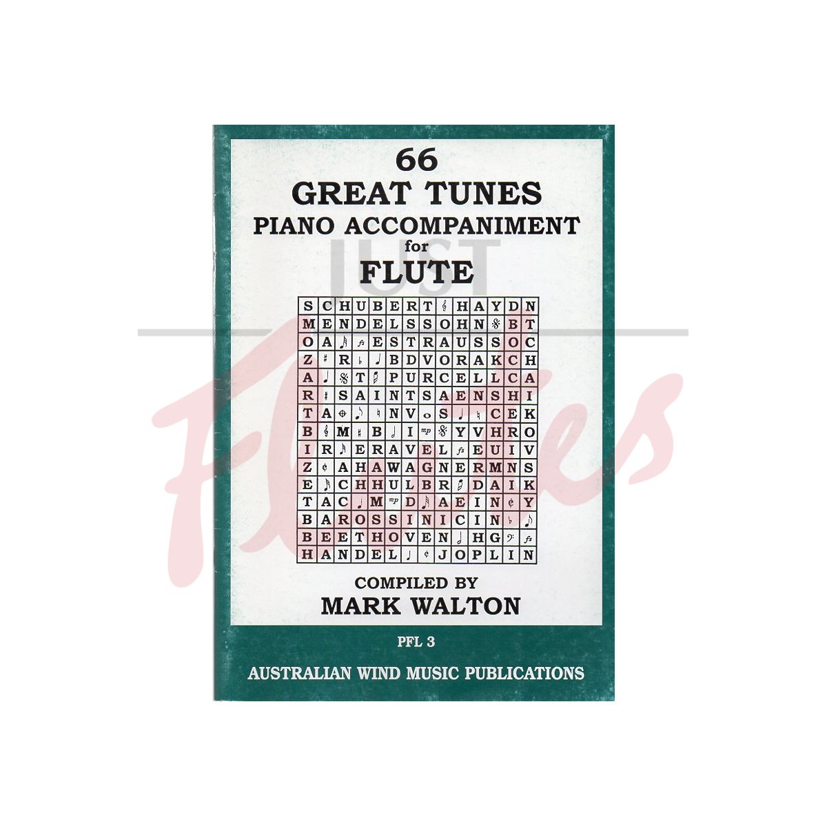66 Great Tunes for Flute [Piano Accompaniment Book]